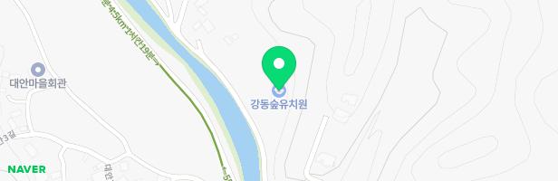 강동숲유치원 지도 이미지