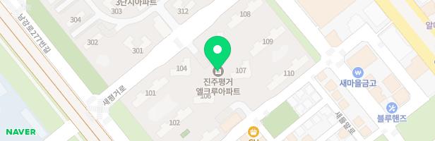 평거엘크루 108동 앞 지도 이미지