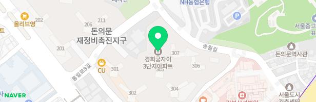 경희궁자이 3단지 어린이놀이터2(303동) 지도 이미지