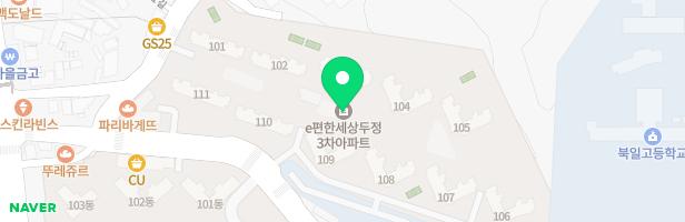 이편한세상 두정3차아파트 보육시설앞 어린이놀이터 지도 이미지
