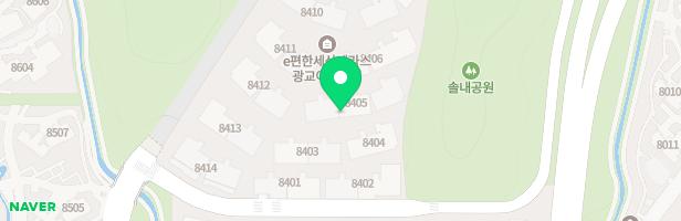 e편한세상테라스광교이스트힐 어린이놀이터A(8405동) 지도 이미지