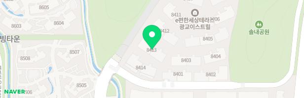 e편한세상테라스광교이스트힐 어린이놀이터B(8413동) 지도 이미지