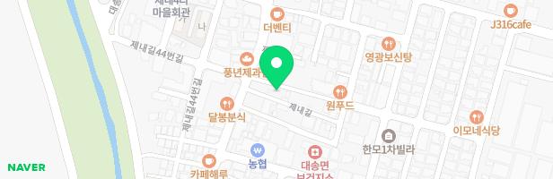 제내리 소공원 지도 이미지