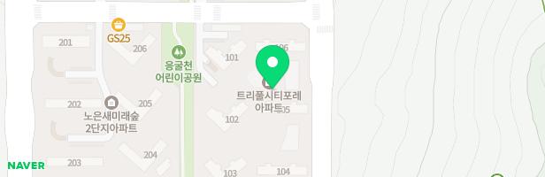 트리풀시티포레아파트 103동 어린이놀이터2 지도 이미지