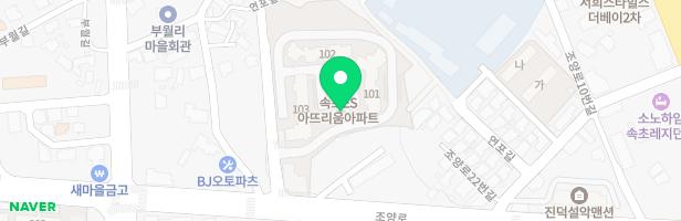 ES아뜨리움 아파트 101동 옆 놀이시설 지도 이미지