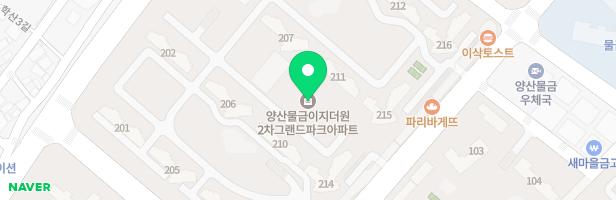 양산물금이지더원2차 209동 앞 어린이놀이터1 지도 이미지