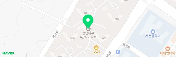 천년나무4단지아파트 어린이놀이터2(407동 옆) 지도 이미지