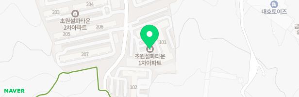 초원1차설화타운 101동 지도 이미지