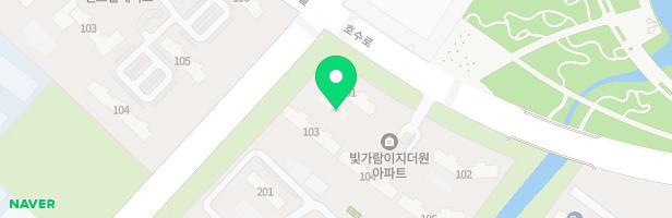 나주 빛가람 이지더원 아파트 101동 앞 지도 이미지