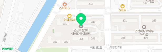 미장2차아이파크 어린이놀이터 (205동 앞) 지도 이미지