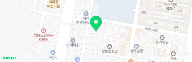 정진어린이집 지도 이미지