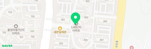 율정마을 8단지 어린이집 앞 놀이시설4 지도 이미지