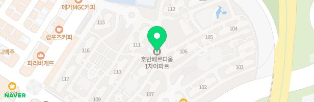 민락 호반베르디움1차 아파트 어린이놀이터2(109동) 지도 이미지