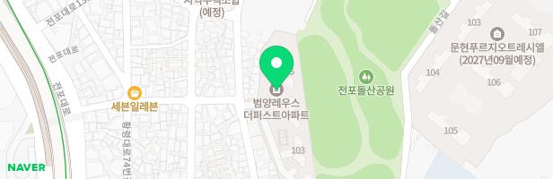 문현범양레우스아파트 실외 어린이놀이시설 지도 이미지