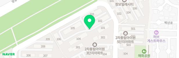 영종도 금광누리에뜰 연립주택 어린이놀이시설 지도 이미지