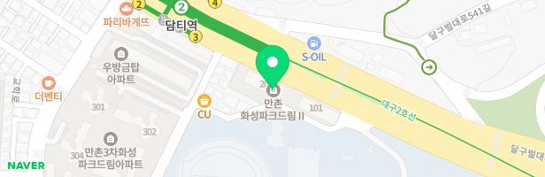 만촌화성파크드림2단지 어린이놀이시설 지도 이미지