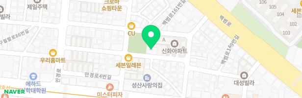 청담숲유치원 실외놀이시설 지도 이미지