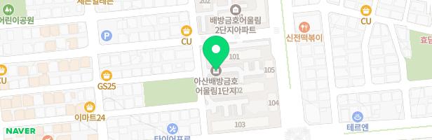 금호어울림아파트 1단지 지도 이미지