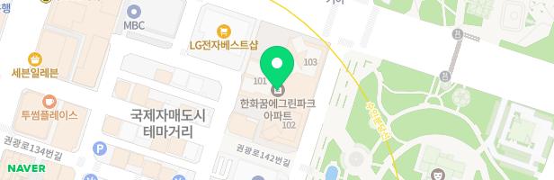 인계동한화꿈에그린파크 103동 2층(하늘공원)내 어린이놀이터 지도 이미지