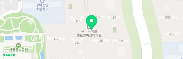 우미린센트럴파크 105동 앞 어린이놀이시설 지도 이미지