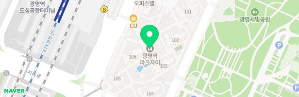 광명역 파크자이 어린이놀이터 107동 뒤 지도 이미지