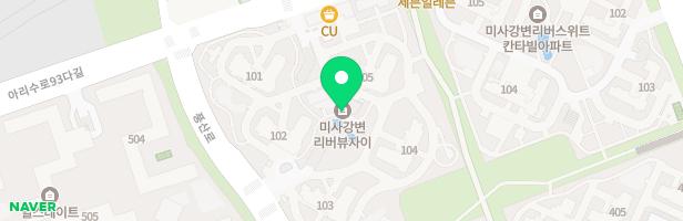 미사강변리버뷰자이 어린이놀이터2(103동 옆) 지도 이미지