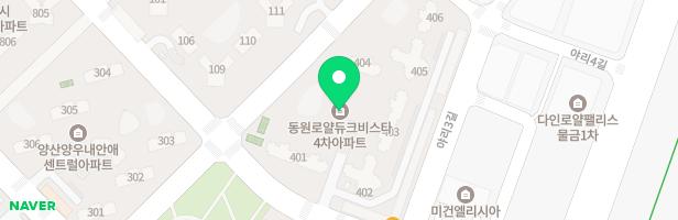 양산4차 동원로얄듀크아파트 놀이터1(401동 앞) 지도 이미지