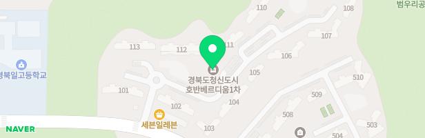 호반베르디움1차 어린이놀이터1(102동 앞) 지도 이미지