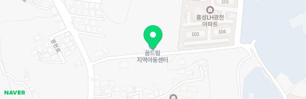 광천 꿈드림지역아동센터 놀이터 지도 이미지