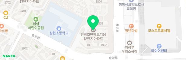 민락 호반베르디움3차 아파트 1802동 앞 놀이시설 지도 이미지