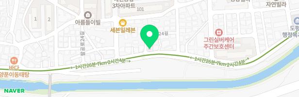 불로천 어린이놀이시설 지도 이미지