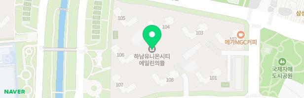 에일린의 뜰 어린이놀이터1(106동 앞 중앙광장) 지도 이미지