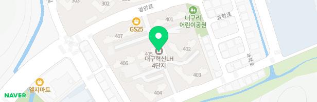 신서혁신A-1BL 406동앞 어린이놀이터 지도 이미지