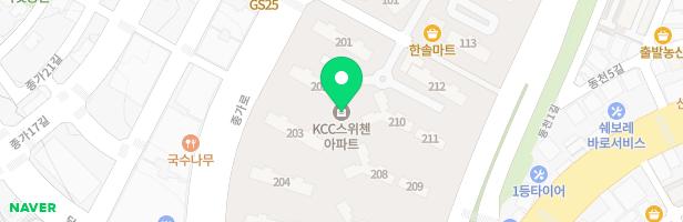 kcc 스위첸 커뮤니티 실외놀이터 지도 이미지