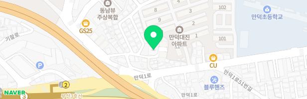 만덕자연유치원 실외놀이시설 지도 이미지