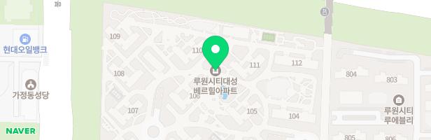 대성베르힐 104동~112동 사이 놀이터 지도 이미지