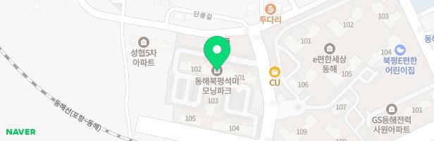 석미모닝파크 어린이놀이시설 지도 이미지