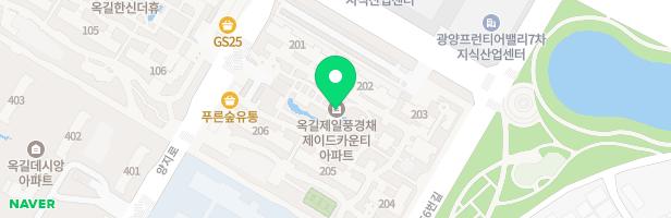 제일풍경채아파트 205동 옆 놀이시설 지도 이미지