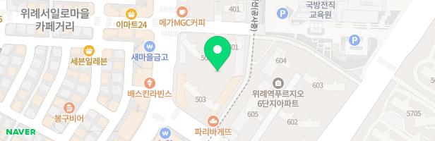 위례우남역푸르지오 502동앞 놀이터 지도 이미지