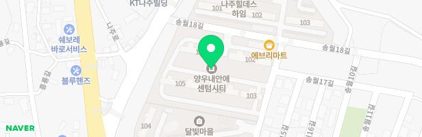 양우내안애 아파트 101동 후면부 어린이 놀이터 1 지도 이미지