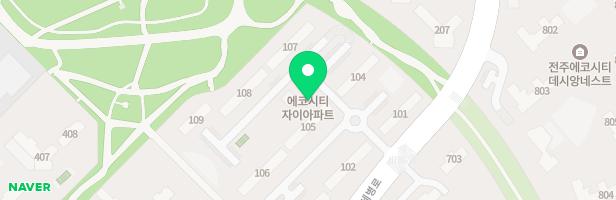 전주에코시티자이 109동 어린이놀이터2 지도 이미지