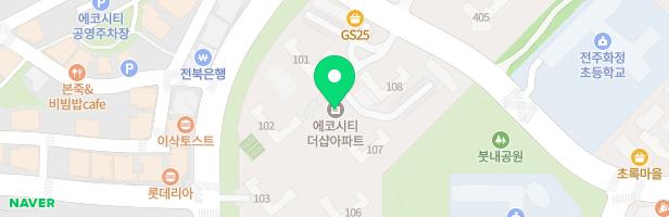 에코시티1블럭 108동 주변놀이터(어린이집) 지도 이미지