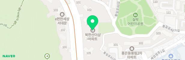 북한산더샵 아파트 어린이놀이터1 지도 이미지