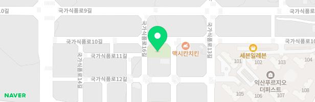 국가식품클러스터소공원 지도 이미지