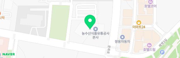 한국농수산식품유통공사 aT어린이집 옥외놀이터 놀이시설 지도 이미지
