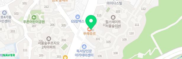 힐스테이트 서울숲 리버 어린이놀이터(113동 앞) 지도 이미지