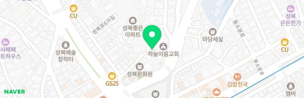 하늘이음교회 지도 이미지