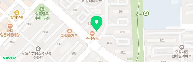 한신더휴센트럴파크 어린이놀이터2(106동뒤) 지도 이미지