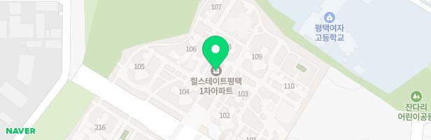 평택 힐스테이트 110동 어린이놀이터 지도 이미지