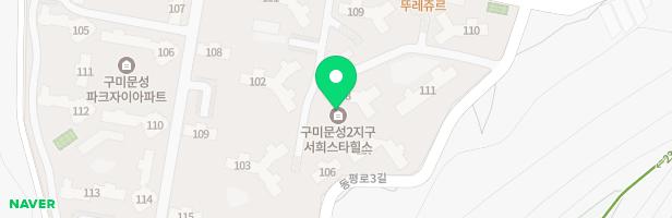 구미문성2지구서희스타힐스아파트 어린이놀이터1(111동 앞) 지도 이미지